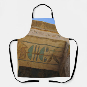 Tablier Temple égyptien Hiéroglyphes Apron