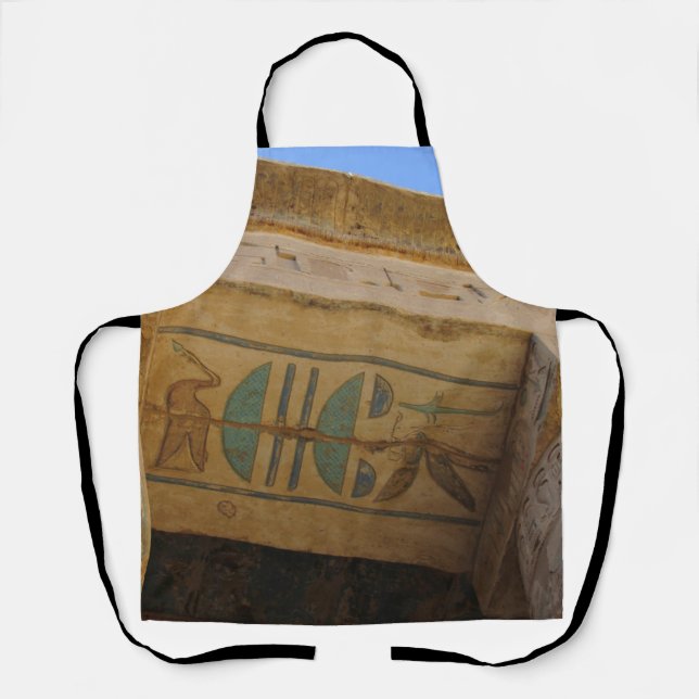 Tablier Temple égyptien Hiéroglyphes Apron (Recto)