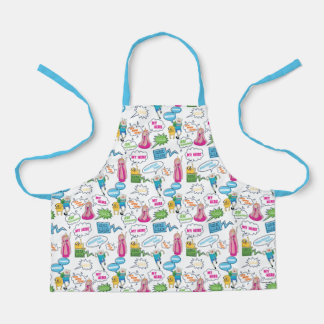 Tablier Temps d'aventure | Motif d'appel de caractères