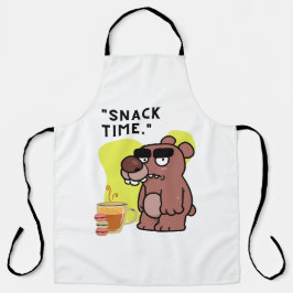 TABLIER TEMPS DE SNAK ! - FUNNY-ANIMAL- COFFEE-COOKIES