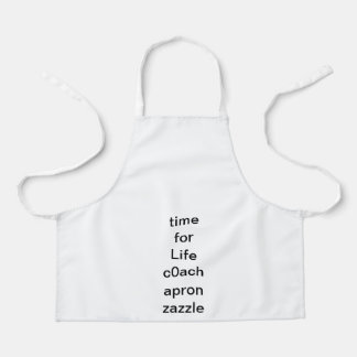 Tablier temps pour la vie c0ach apron