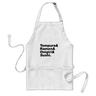 Tablier Tempura & Ramen & Onigiri & Sushi.