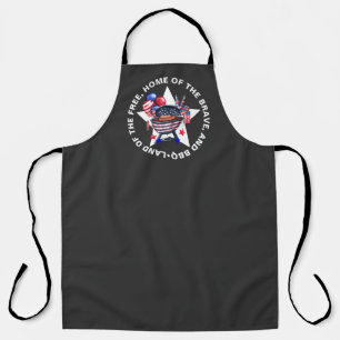 Tablier Terrain amusant du Free Festive USA BBQ Grill