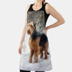 Tablier Terrier Gallois Qu'il neige Noël