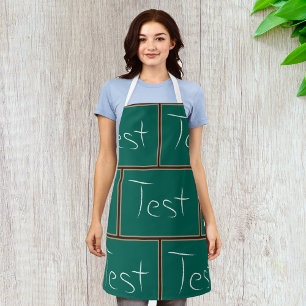Tablier Test Chalkboard School