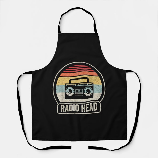 Tablier Tête radio Vintage (Recto)