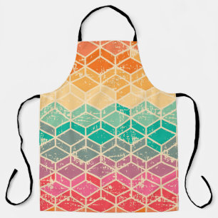 Tablier Tetragonal (rhombic) motif géométrique sans soudu