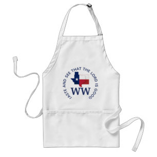 Tablier TEXAS Drapeau Carte MONOGRAM Écritures Customisées