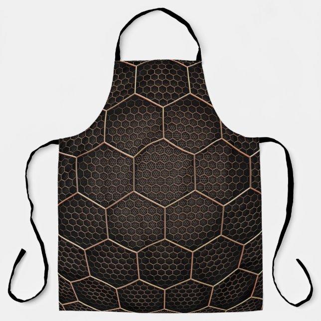 Tablier texture Arrière - plan grille hexagonale d (Recto)