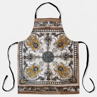 Tablier Texture de marbre arabesque Patchwork Vintage