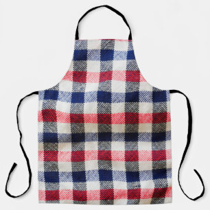 Tablier texture du tissu écossais, tissu de coton carré ba