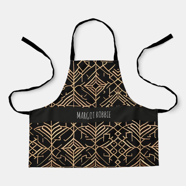 Tablier Texture marocaine traditionnelle Motif minimal (Recto)