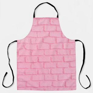 Tablier Texture murale arrière - plan en brique rose paste
