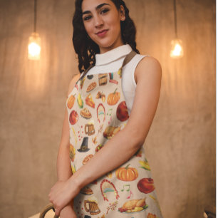 Tablier Thanksgiving Automne Automne Automne Dîner Turquie