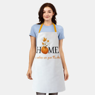 Tablier Thanksgiving Citrouille Home Où nous donnons des r