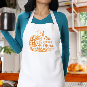 Tablier Thanksgiving Fall Citrouille Mama