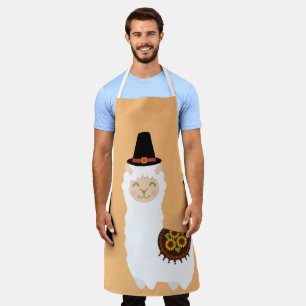 Tablier Thanksgiving Llama