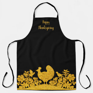 Tablier Thanksgiving or Turquie Floral Apron