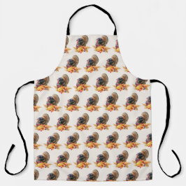 Tablier Thanksgiving Turkey Apron