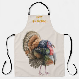 Tablier Thanksgiving Turkey Apron
