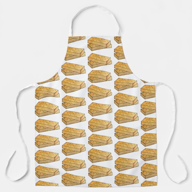 Tablier Thé de Pain Raccourci écossais Biscuits Boulangeri (Recto)