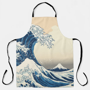 Tablier The great wave off kanagawa painting reproduction 