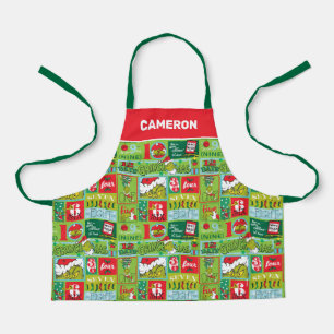 Tablier The Grinch   12 Days of Grinchmas Pattern