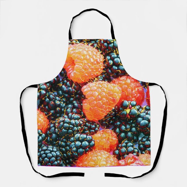 Tablier "The Mix of Berries" jolie photo. Commandez dès ma (Recto)