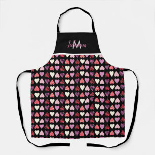 Tablier Thème de la Saint Valentin Coeur Motif Apron