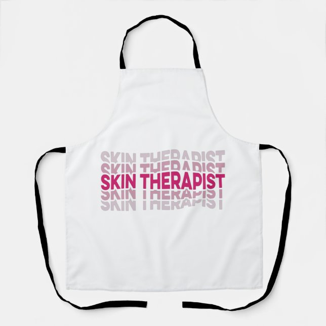 Tablier Thérapeute de la peau Amateur de soins de la peau  (Recto)