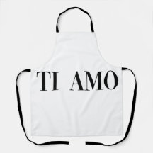 Ti amo italien lettrage