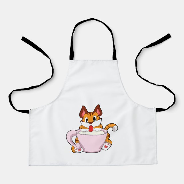 Tablier Tiger chat avec la coupe de lait.PNG (Recto)
