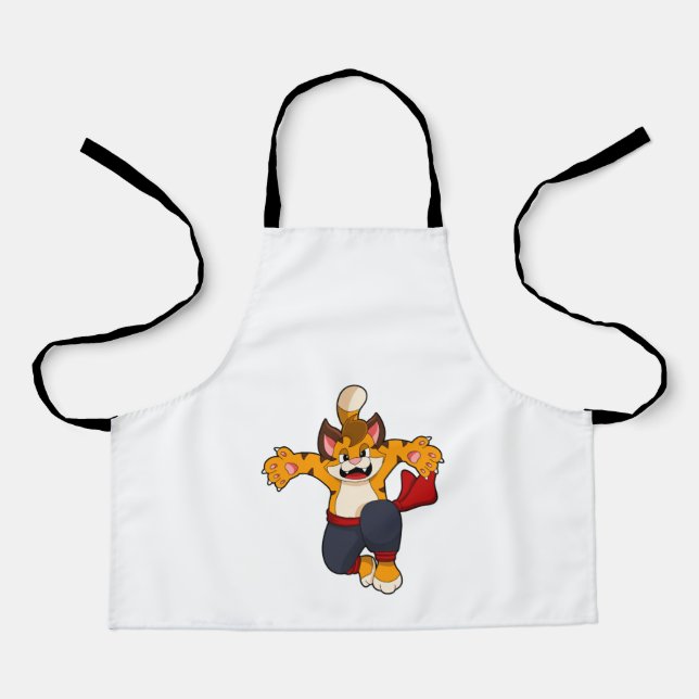 Tablier Tiger dans les arts martiaux Karate (Recto)