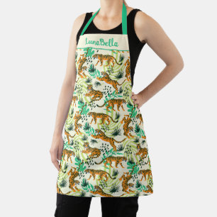 Tablier Tiger Jungle Tropical Design Amoureux des animaux