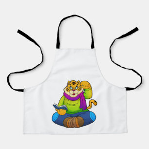 Tablier Tiger Nerd avec Livre