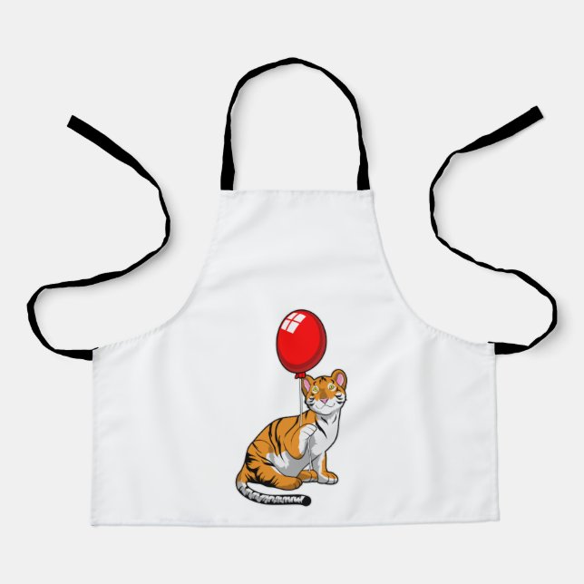 Tablier Tigre avec ballon (Recto)