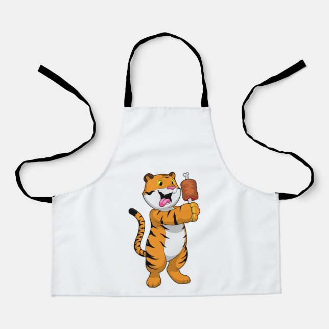 Tablier Tigre avec viande (Recto)