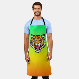 Tablier Tigre torche tête-25818
