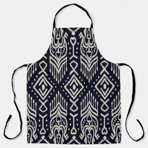 Tablier Tissu Ikat Brodé : Élégance Ethnique.