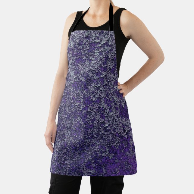 Tablier Tissu métallique rouillé foncé Royal violet Abstra (Insitu)