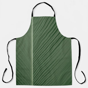 Tablier Tissu rayé vert et blanc