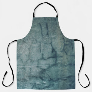 Tablier Tissus bleus et blancs avec gouttelettes d'eau