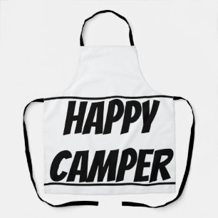 Tablier Titre : Joyeux Campeur Drôle de Camping Aventure E