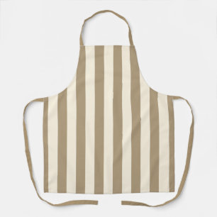 Tablier Tofu Crème Khaki Huitre Rayure