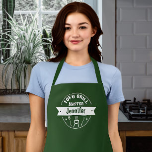 Tablier Tofu Grill Master (avec votre nom)