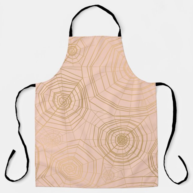 Tablier Toile d'araignée pastel : motif d'Halloween. (Recto)