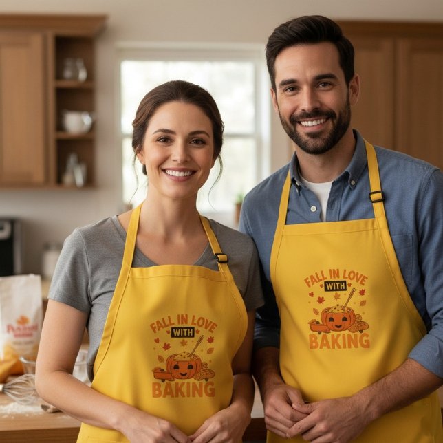 Tablier Tomber dans l'amour avec la cuisson Citrouille épi (Créateur téléchargé)