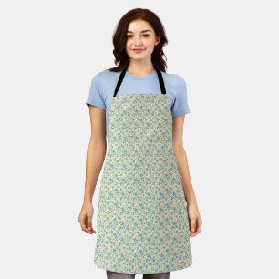 Tablier Tonalité sophistiquée des années 1940 Teal poussié