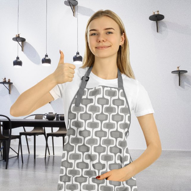 Tablier Tons Gris MCM Motif moderne tendance du milieu du  (Créateur téléchargé)