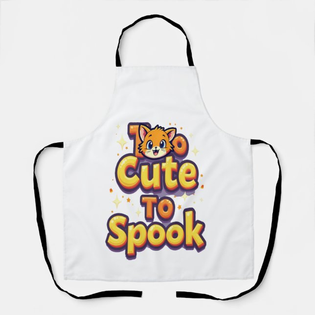 Tablier Too Cute To Spook Cat (Recto)